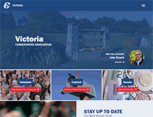 Tablet Screenshot of conservativevictoria.ca